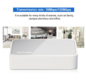 ใช้สวิตช์เครือข่าย TPlink/Tenda/เร็ว/Netcore 5พอร์ต100Mbps - Product Image 3