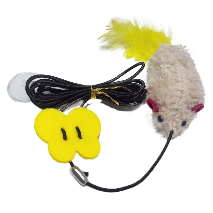 Mouse Beige (con erba gatta)