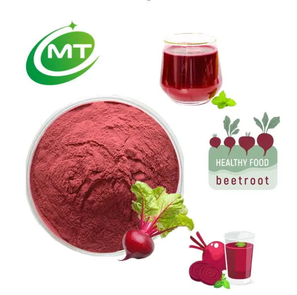 ธรรมชาติบริสุทธิ์ISO Beet Juice Powder/สีแดงBeet Juice Concentrate/อาหารColoring Beetroot Powder