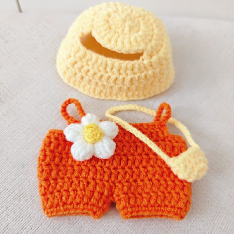 Ensemble salopette orange