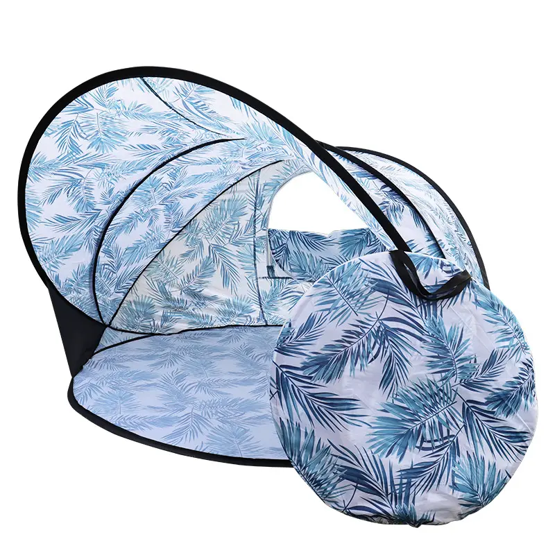 Ultraleichtes, schnell öffnendes Strand-Sonnenschutz-Outdoor-Camping park Freizeit automatisches Zelt UV-beständiges Material