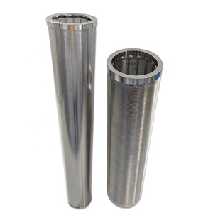 Wrapped Wire Wedge-shaped Sieve Tube Johnson Tube Slot Tube Well Screen <strong>Filter</strong>