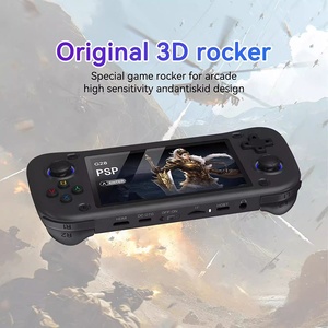 4.3นิ้ว64GB PSP คอนโซลเกมอาร์เคดมือถือเครื่องเล่นคลาสสิคย้อนยุคสำหรับ PSP รองรับ Wi-Fi PS1 HD เอาต์พุตวิดีโอคอนโซล