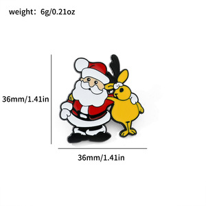 New Trọng Lực Rơi Cầu Vồng Ông Già Men Pins Ve Áo <span class=keywords><strong>Pin</strong></span> Cho Ba Lô Phù Hiệu Phụ Kiện Cho Phim Hoạt Hình Đồ Trang Sức Trâm Cài Quà Tặng - Product Image 4