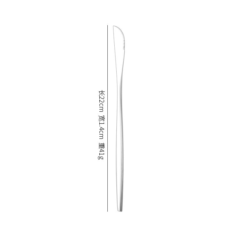 Silver dining knife