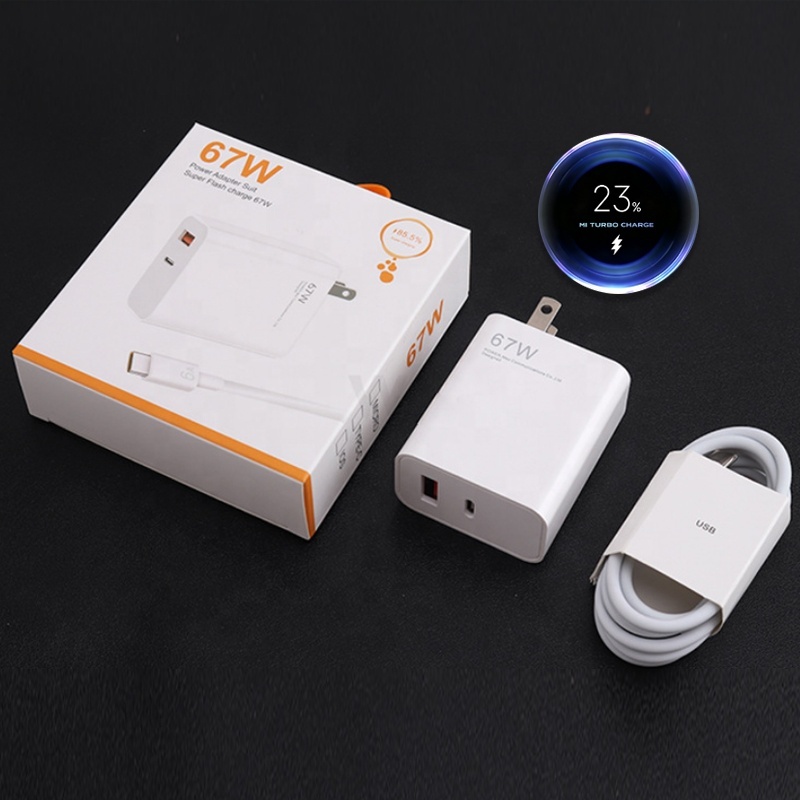 White, US Charger+cable+box