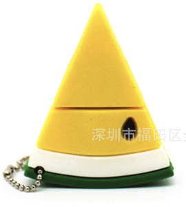 可爱漂亮定制樱桃形状水果u盘所有容量定制橡胶樱桃形状u盘2.0 3.0聚氯乙烯笔式驱动器 - Product Image 3