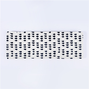 家用平面几何图案餐具陶瓷矩形甜点主菜餐厅食品餐盘 - Product Image 3