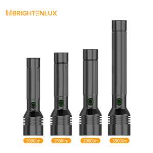 Brightenlux mới 2000 lumens trắng Laser mạnh mẽ không thấm nước Zoomable nhôm có thể sạc lại Led đèn pin <span class=keywords><strong>Torch</strong></span> ánh sáng tầm xa - Product Image 2