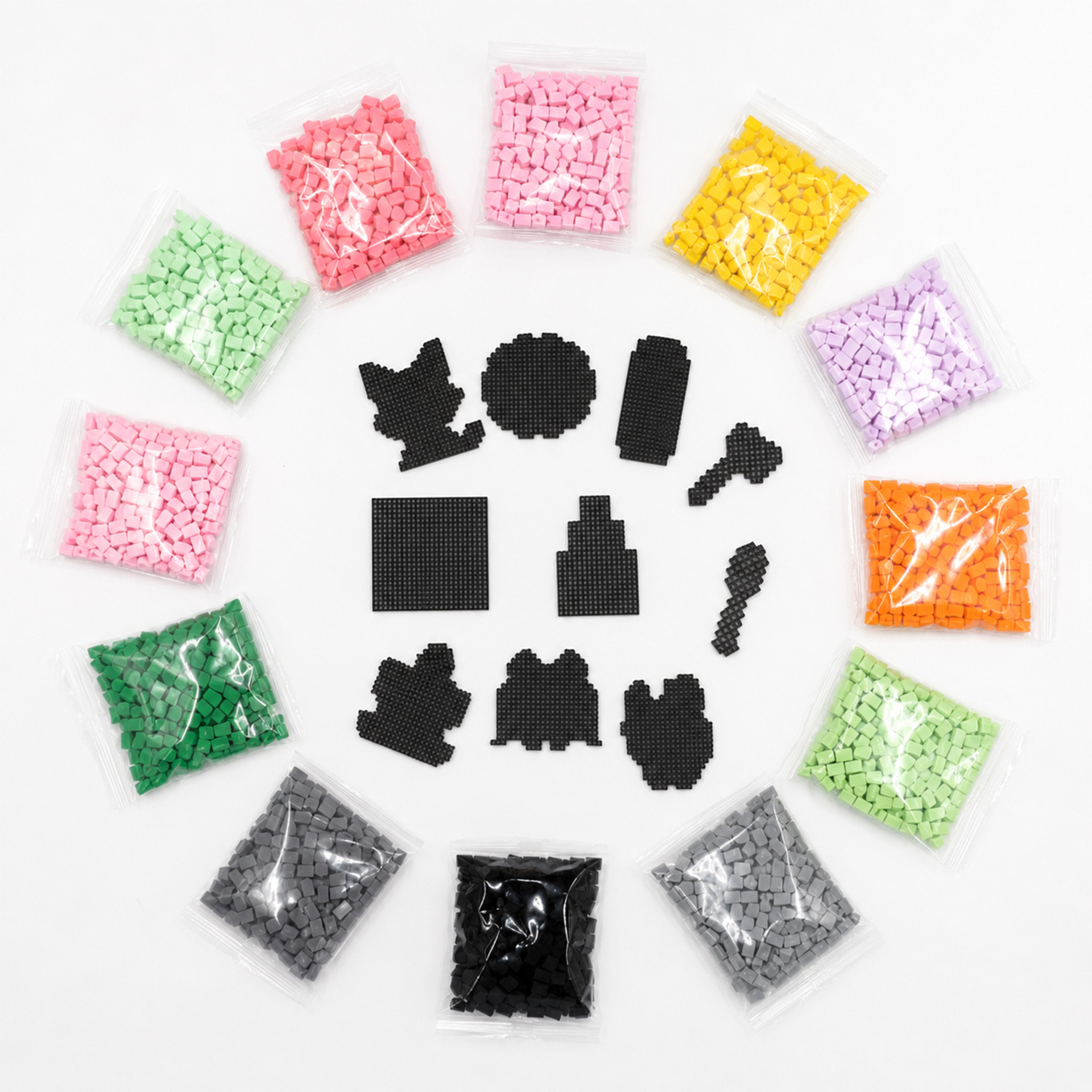 Set containing 60 base trays and 4 catties of beans