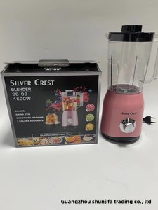 Gümüş çift fincan ev sıkacağı sınır ötesi 1.5L duvar-kırma mikser ev suyu pişirme makinesi çift fincan taşlama