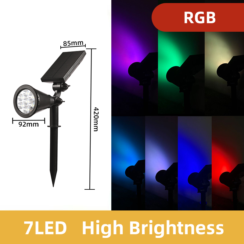 7 LED RVB