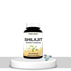 Acentiallabs 60PC nhãn hiệu riêng tự nhiên tinh khiết Mẫu chăm sóc sức khỏe bổ sung shilajit chiết xuất viên nang, Himalaya shilajit viên nang - Product Image 1