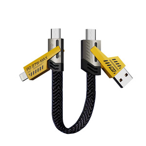Apple, Huawei, telefonlar tabletler araba uyumlu şarj kablosu için 4-in-1 süper hızlı LED ışık PD şarj cihazı - Product Image 3
