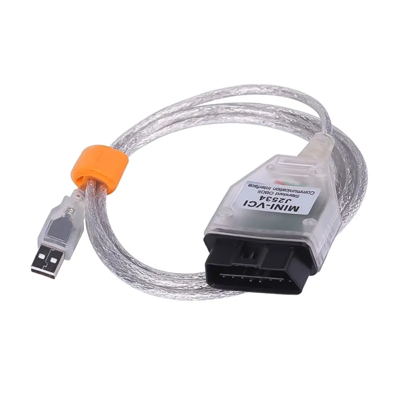 MINI VCI J2534 for Toyota FT232RL Chip TIS Techstream Car Diagnostic Tool OBD2 Diagnostic Cable