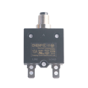CHENF 20 Amps Thermal <strong>Circuit</strong> <strong>Breaker</strong> S11 Series 125-250V <strong>AC</strong>/50V DC Push Button Manual <strong>Reset</strong> Thermal Overload Protector 20A - Product Image 1