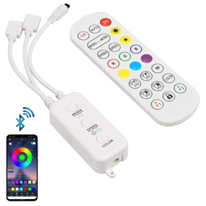 Bluetooth IR Remote <strong>RGB</strong> <strong>LED</strong> <strong>Strip</strong> Light Controller APP <strong>Control</strong> Music Sync for Upgrading 4-Pin 10MM 5050 <strong>RGB</strong> Light <strong>Strip</strong> Dimming