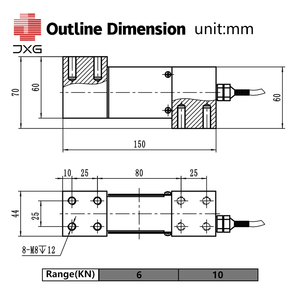 20t <strong>Load</strong> Sensor Shear Beam Loadcell Cantilever High Precision <strong>Platform</strong> Scales Ip68 Weighing Cell - Product Image 6