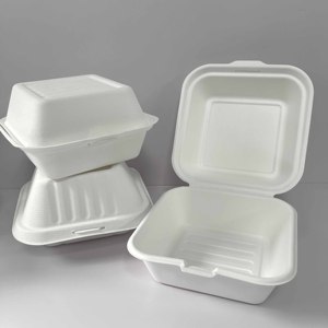 高品質の使い捨てデザートおよび食品包装バーガーボックス耐油性および耐水性紙箱 - Product Image 4