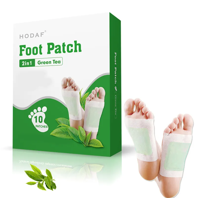 Ayak ve vücut bakımı için Premium malzemeler kombinasyonu zencefil ayak pedleri bitkisel detoks ayak yama