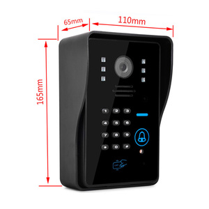 7 Inch Video Door Phone <strong>Auto</strong> Picture Taken Doorbell Access Control <strong>System</strong> With 125Khz Keyfob Video <strong>Intercom</strong> <strong>System</strong> - Product Image 5