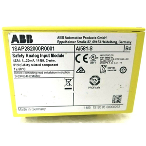Módulo de entrada analógica de seguridad 1SAP282000R0001, ¡Nuevo! Spot Goods Zy 1SAP282000R0001 Garantía de un año - Product Image 5