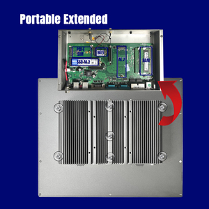 Computadora Linux Win de 8 ''a 21,5'', Ipc Core, DDR5, táctil capacitiva, Ip65, resistente al agua, Panel Industrial sin ventilador integrado - Product Image 6