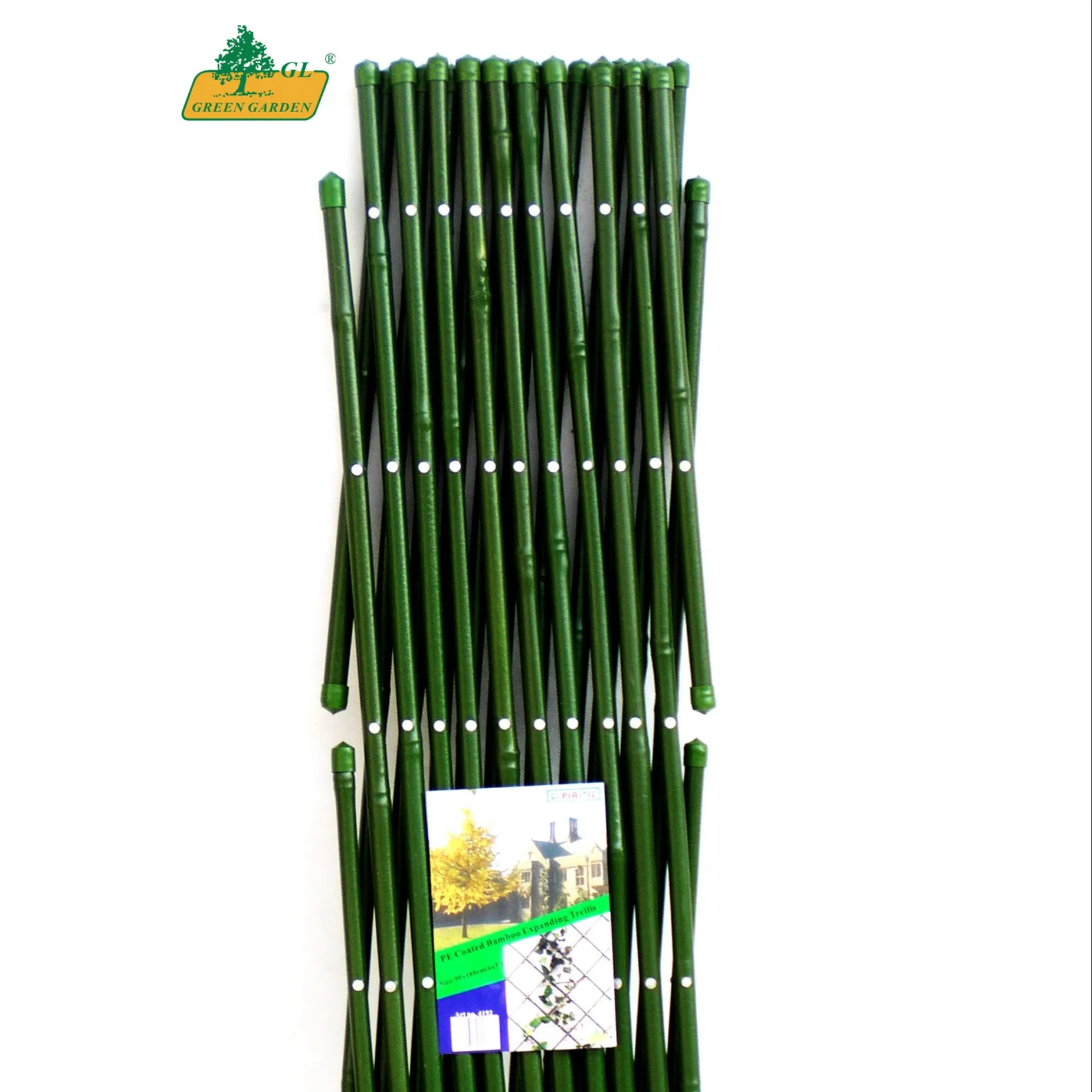 Treillis élastique en bambou revêtu de PE, double usage, personnalisé, de haute qualité, nouveau style