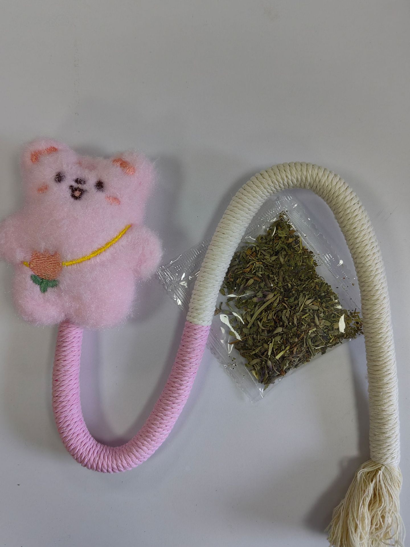 Bite rope teddy bear (powder)