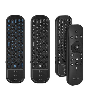 2,4G BT Wireless Air Mouse Giroscopio IR Aprendizaje Retroiluminado Control remoto por voz para computadora TV BOX Proyectores G60S Pro - Product Image 3