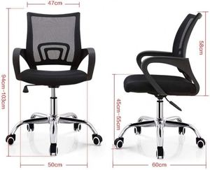 High Back Swivel Luxury Manager Boss Office Chair Mesh Staff, Task Ergonomic <strong>Computer</strong> Desk Mesh Office Chair/ - Product Image 5