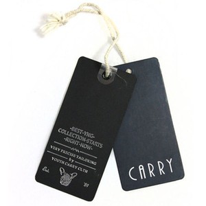 Etiquetas colgantes para ropa, con cordón y ojal, de papel, con logotipo personalizado, barato, gran oferta - Product Image 2