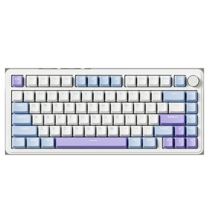 X85机械键盘3模式2.4G无线RGB热插拔垫片定制游戏键盘