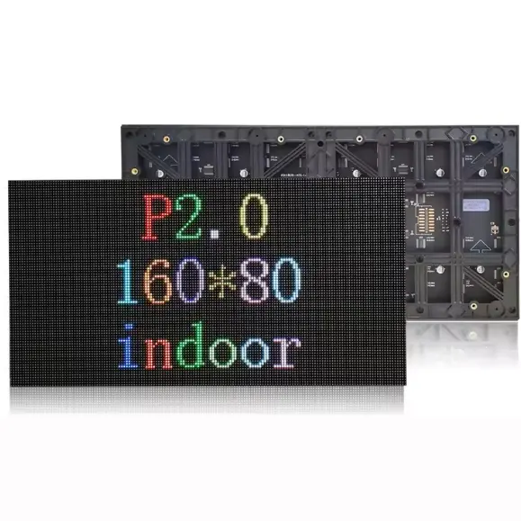 Indoor P2 320*160mm LED full-color programmable led display board for marketing advertising sign board scrolling Message display