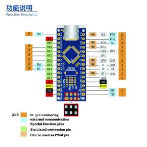 Nano 3.0 Mini tipo-C con nanocontroller compatibile con bootloader per Arduino CH340 USB driver 16MHz ATMEGA328P + versione saldata - Product Image 4