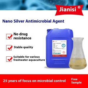ODM 1000ppm Nano Silber Aquakultur Anti bakterielles Mittel Chlor freie Lösung für Garnelen fisch krabben Vibriocidal Stock Solution - Product Image 2