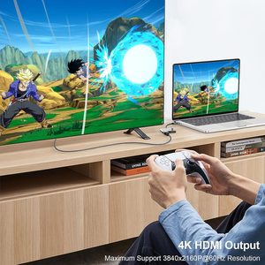 ZOGUO 2-in-1 Type C Adapter <strong>Dual</strong> <strong>HDMI</strong> 4K@60Hz USB C Hub with <strong>Dual</strong> HDTV Aluminium Shell USB 3.0 Gold Plated Boxed Stocked
