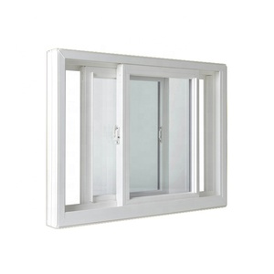 PVCスライディングウィンドウデザインUPVC二重ガラススライディングウィンドウ - Product Image 2