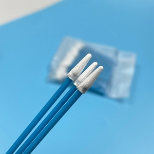 Cleanroom Cleanroom ก้านสำลีโพลีเอสเตอร์พร้อมที่จับสีน้ำเงิน - Product Image 3