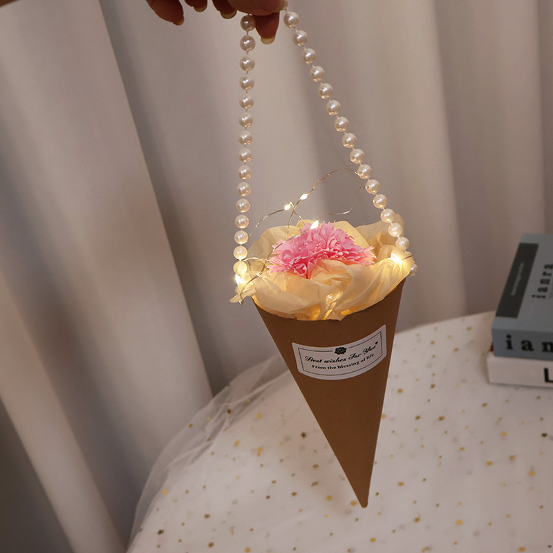 Oeillet rose crème glacée