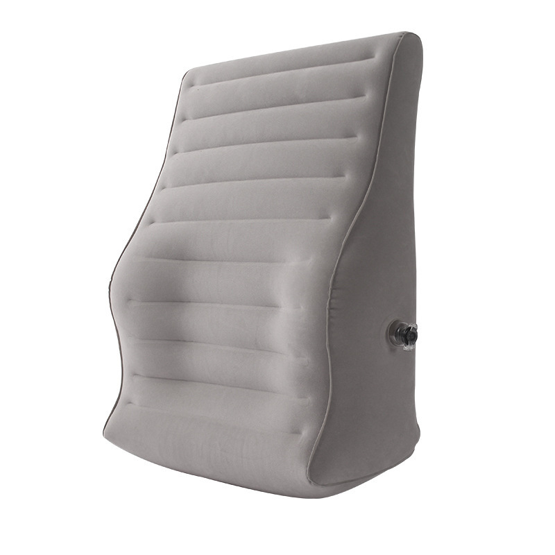 Light gray lumbar support pillow