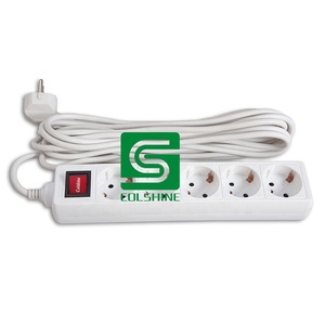 Uzatma soket 3 yollu 4 yollu 2 yollu güçlü çıkış ile avrupa için % bakır parçalar kalite garantili çıkış - Product Image 1
