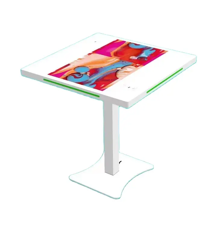 Affichage numérique lcd, moniteur à écran tactile interactif, table intelligente, table basse à écran tactile