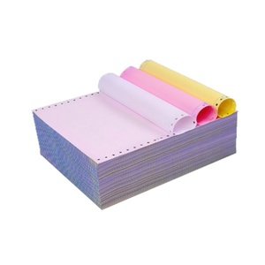 Papel de copia sin Coche en hoja Papel de impresión de autocopia Uso continuo de papel de computadora para factura