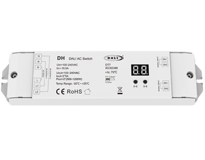 Skydance DH DALI AC Switch AC100-240V 2 canali DT7 Display numerico certificazione DALI2 2 indirizzo interruttore luce a LED - Product Image 2