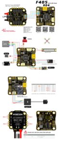Skystars F405 4-in-1 60A ESCスタック30X30FPVレーシングドローンとフレームの改善とSpeedyBee F405 60AスタックforFPVドローン - Product Image 6