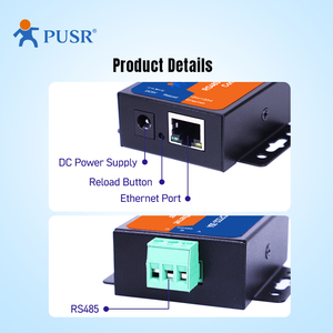 USR-TCP232-304 RS485到TCP IP服务器内置网页AT命令配置软件RS485到以太网转换器 - Product Image 3
