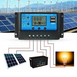 Mini PWM Auto pannello solare boost caricabatteria Controller 10A 20A 30A 40A 60A Dual USB 12V 24V 30A 40A 60A - Product Image 2