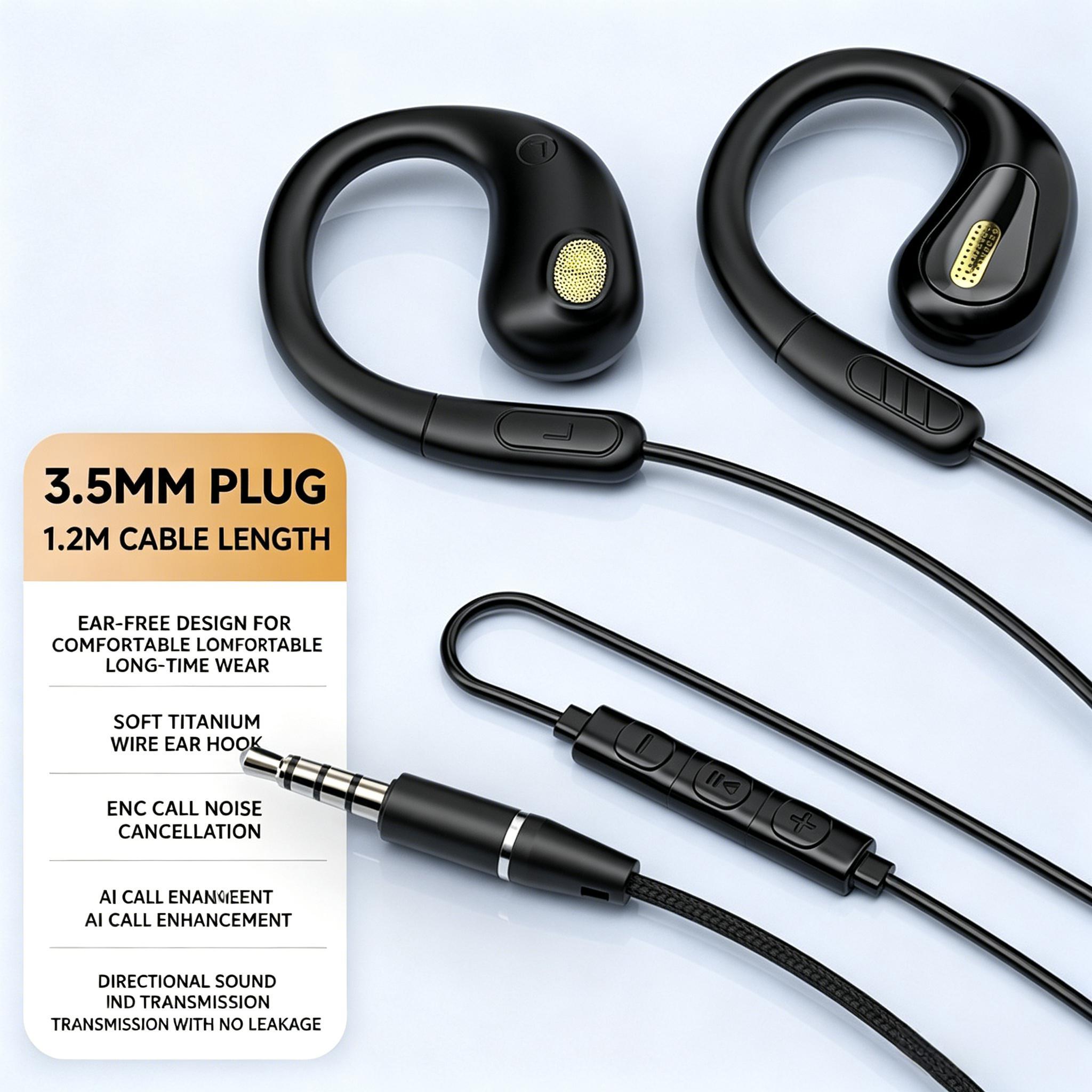 Conector negro de 3,5 mm