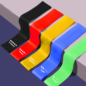 <strong>Elastic</strong> <strong>Loop</strong> Gym Fitness Sports Ring Set of Resistance Bands for Workout and Yoga <strong>Exercise</strong> Training - Product Image 4